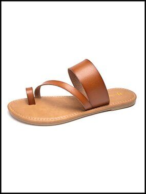 Women's Slide Sandals Slip On Flat Thong Sandals Casual Summer
